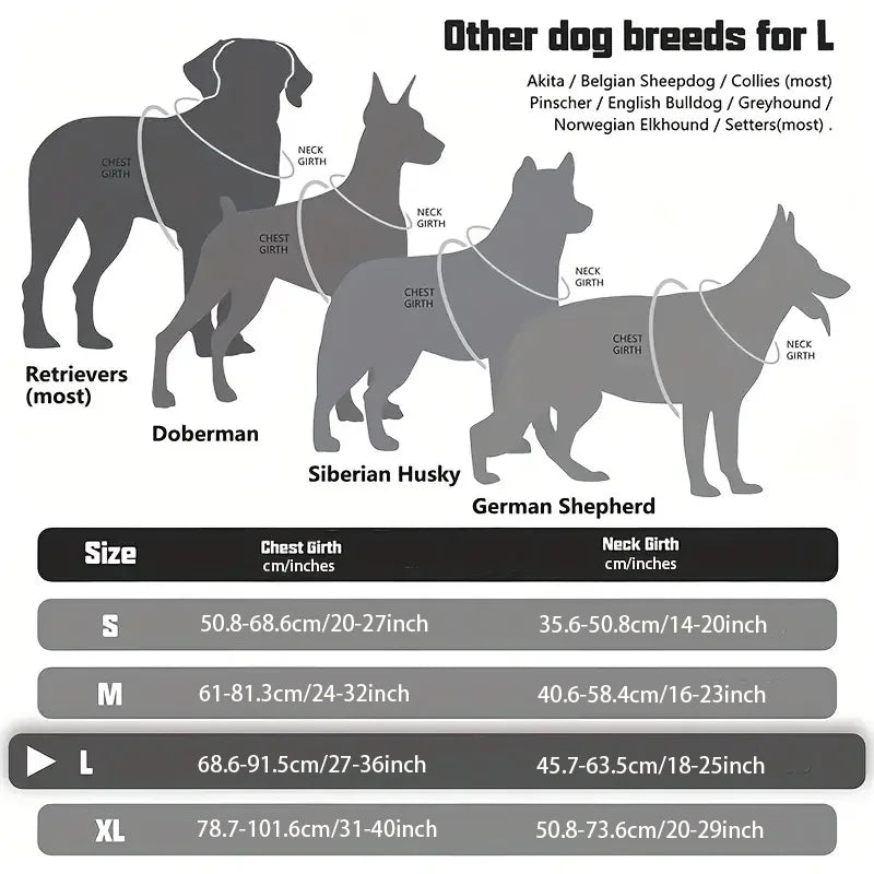 PeakPaw Tactical Dog Harness — No-Pull, No-Slip, Built for Large Breeds